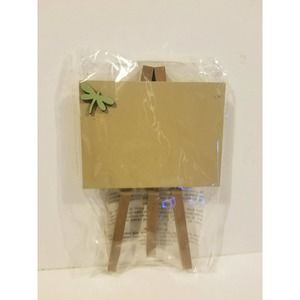 Mini Chalk Easel‎ Message Board Decor Decoration New NIP Summer Greenhouse